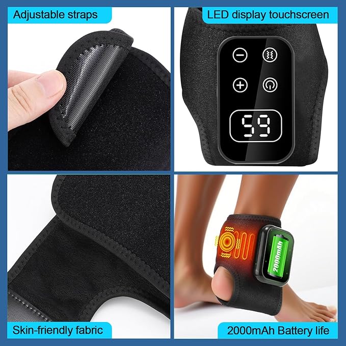 Ankle Massager with Heating Pad