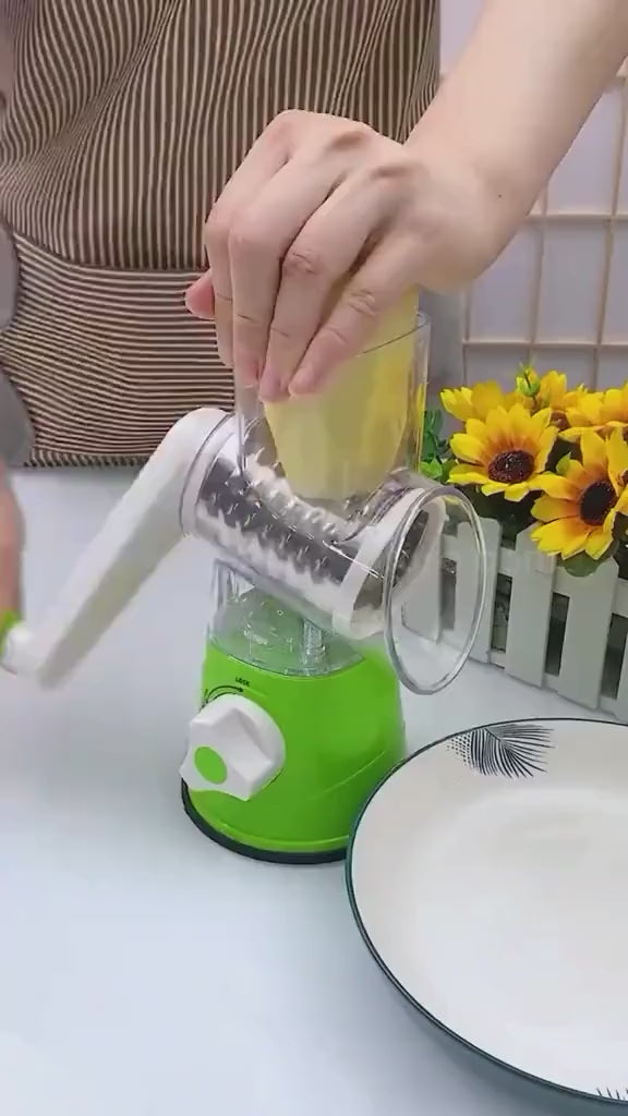 Table Top Drum Grater and Vegetable Chopper